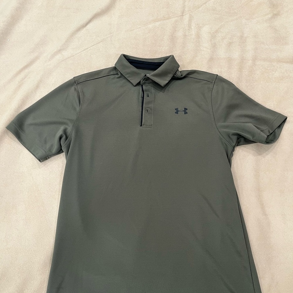 Under Armour Men's Olive Polo Shirt